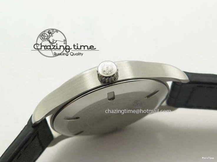 MIROTIME 0416 Mark XVII 1:1 MK Maker Best Edition SS Black Dial On Black Leather Strap A Sporty 7372